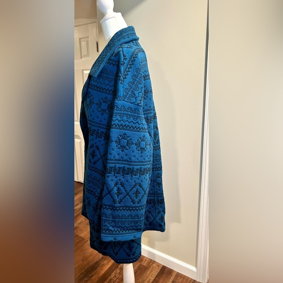 TONIA DEBELLIS MARISSA COAT | NAVY BLUE & BLACK | NWT - Picture 6 of 8